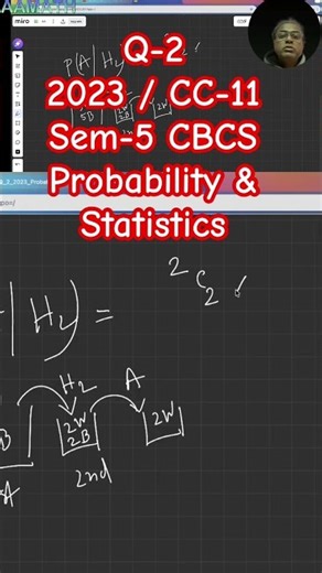Q-2 / 2023 /Probability CC-11 / Sem-5 (CBCS)