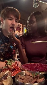 #fblifestyle Trying authentic Korean raw beef for the first time 🤭😳 | Teddy Abuk