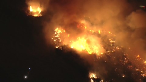Massive fire breaks out in Ventura County