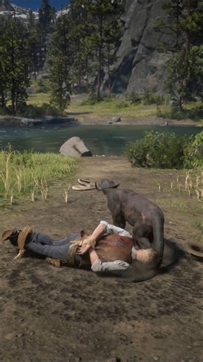 RDR2 Survival Skills Ep.27 | Silent vs Predator #Shorts