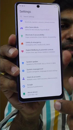 IQOO NEO 10R Developer Options #iqooneo10r