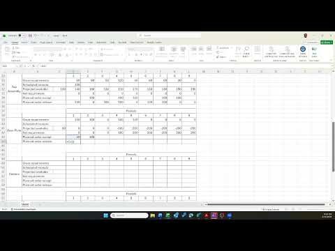Material Requirements Planning (MRP) Example | Base Plate – Handling Initial Shortages