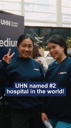 No. 2 in the world! 🎉 Newsweek just named UHN the no. 2 hospital in the world! This is the highest rank a Canadian or universally accessible hospital has ever achieved! We’re celebrating with the team that made it possible! You continue to raise the bar year after year! As we continue our climb to the top, we do so knowing that our clinicians, researchers, learners, staff, volunteers and partners are second to none! Congratulations TeamUHN! Let’s see those hands up! ✌️ | University Health Netwo