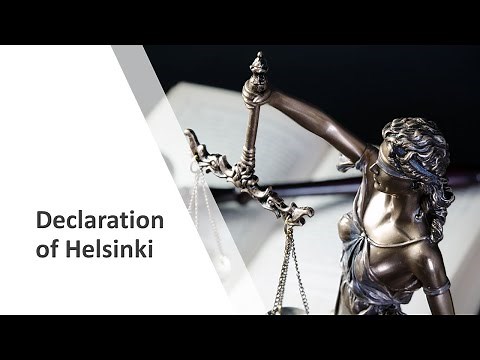 Declaration of Helsinki - World Medical Association Helsinki Declaration