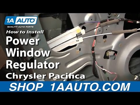 How to Replace Rear Window Regulator 04-08 Chrysler Pacifica