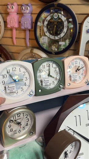 Timeless Moments Clocks on Instagram: "check out these cute little musical alarm clocks 😍🌸 available while supplies last #reels #chill #vibes #relax #calm"