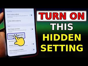 Turn ON This Hidden Setting to Speed ​​Up Your Phone and Save Battery!