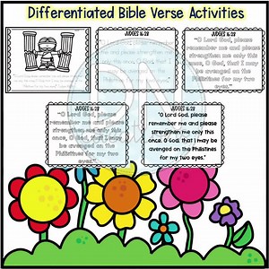 Samson Bible Study: Kids Sunday School Lessons (PDF Download) - Etsy