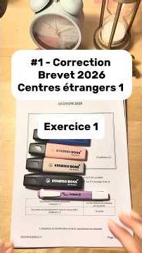 Correction Brevet 2026
