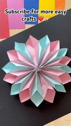 Easy 3D Paper Flower 🌸 | Viral DIY Craft You Must Try 😍