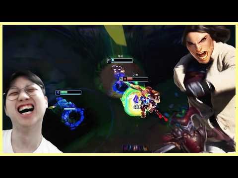 탑샤코로 동네 바보형 가렌 괴롭히기 ㅋㅋㅋㅋ