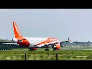 EasyJet Airbus A320 Takeoff at BHX | Full Power Departure!” #aviation