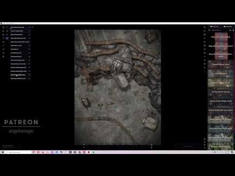 King's Memorial animated battle maps in Foundry VTT