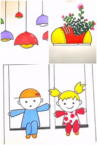 22K views · 1.3K reactions | Learn to Make Colorful Drawings in Easy Steps | Kidpid | Facebook