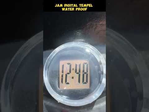 Waterproof Stick-On Digital Clock