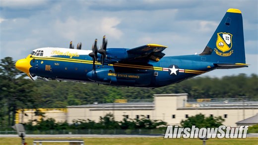 Watch Fat Albert pull off powerful moves over the airshow