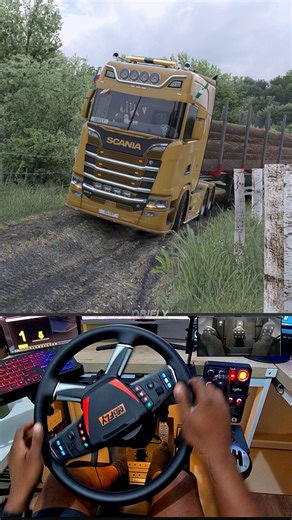 Scania off-roading in rotas map.🚛 #EuroTruckSimulator2 #game #gamingcommunity #ETS2 #simracing | OBiFLY