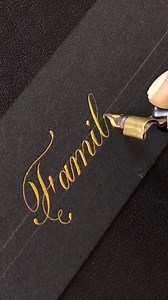 Family........ Beautiful copperplate calligraphy #calligraphy #Copperplate #art #handwriting #penmanship | Babu Calligraphy