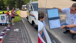 Adorable Viral Video Shows Mailman Surprising 2-Year-Old With Truck Parade for His Birthday