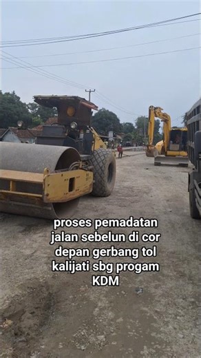 road compaction process before casting KDM program