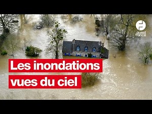 Les images impressionnantes des inondations en Ille-et-Vilaine vues du ciel