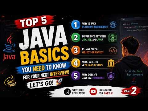 Top 5 Java Interview Questions Explained (With Answers & Examples) ☕