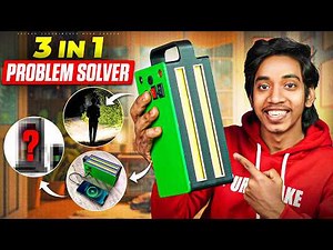 DIY 3-in-1 Power Gadget 🔥 Torch + Power Bank + 12V Battery