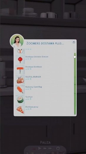 Part 4 🍔 MUST HAVE mod do The Sims 4 🍔 Zoomers Delivery Plus by ONI 💜 #thesims4 #mody #modyfikacje