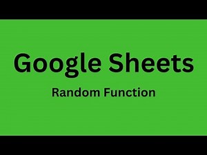 Google Sheets: How to Use RAND and RANDBETWEEN Function in Google Sheets — Hive