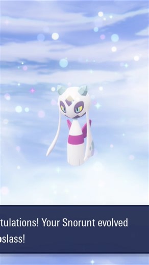 Evolving an Alpha Shiny Female Snorunt Into Alpha Shiny Froslass