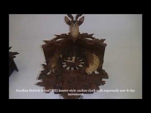 Very Rare GHS cuckoo clock with original 8-day movent and 5kg weights