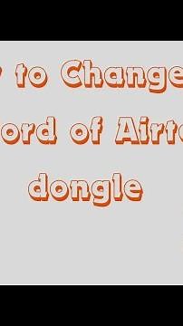 How to Reset the password of Airtel Wifi Dongle ||💯 Solution