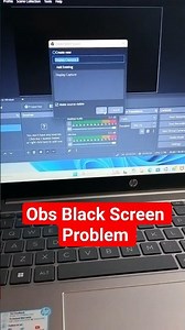 Obs Black Screen Problem fix 100% 🚨