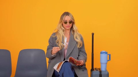 Elemental 32 oz 100% Leak Proof Tumbler with Handle & Straw - Stainless Steel Double Wall Insulated Tumbler for Hot and Cold Beverages - Travel Coffee Mug with Sip & Straw Lid - Hot Pink