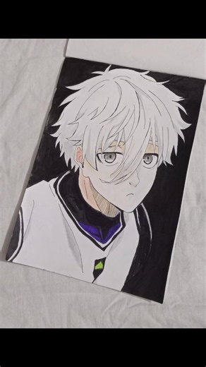 Drawing seishirō Nagi from blue lock #animeart