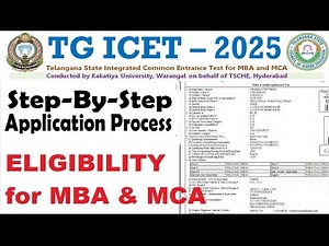 ICET 2025 Mastering the Application Process | TS ICET 2025 Application | TS ICET 2025