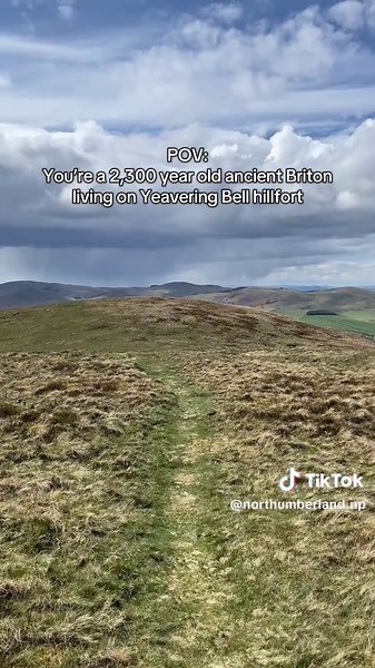 Northumberland National Park is home to an amazing concentration of prehistoric hillforts, more specifically the Breamish Valley and College Valley. These hillforts contained timber-built roundhouses and in them lived busy small farming communities. The best part about these hillforts is that you can still visit them today! Checkout the ‘Walking Routes’ page on our website and start exploring. #NationalWalkingMonth #northumberlandnationalpark #northumberland #cheviots #historytok