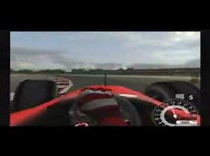 Lap of Magny-Cours on PS2 F1 '05
