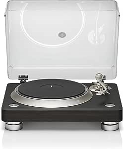 Denon DP-3000NE Fully Automatic Analog Turntable & Vinyl Record Player with Built-in Phono Equalizer | Turntables for Vinyl Records | Unique S-Shaped Tonearm Design | Hologram Vibration Analysis