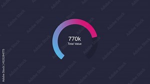 Futuristic HUD panel positioning and targeting motion element