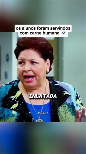 Os alunos foram servindos com carne humana 💀