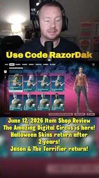 Amazing Digital Circus is here! Halloween skins! 06/12/26 Shop #Fortnite #ItemShop #fortnitetoday