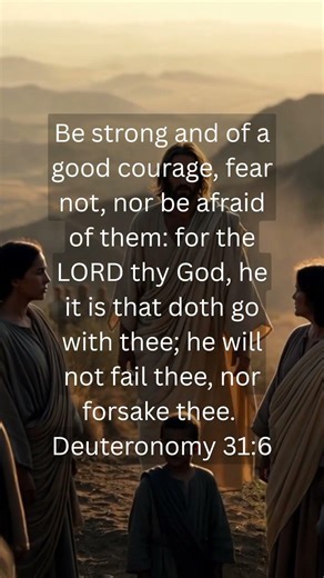 Be Strong and Courageous | Deuteronomy 31:6