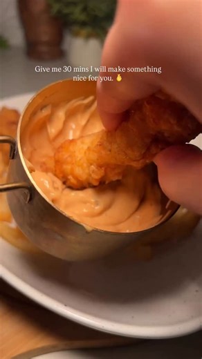 30 days, 30 easy meals. Part 6 : Crispy Chicken tenders in 30 mins 🐔 Crispy Chicken Tenders Ingredients For the Chicken Marinade • Chicken breast – 3 pieces, cut into strips • Salt – ½ tsp • Red chilli powder – 1 tsp • Oregano – 1 tsp • Chicken powder – 2 tbsp • Paprika – 1 tsp • Garlic powder – ½ tsp • All-purpose flour (maida) – ¼ cup • Milk – ¼ cup Method: 1. In a bowl, mix all the marinade ingredients together. 2. Add the chicken strips and coat them well. 3. Cover and let it marinate for 3