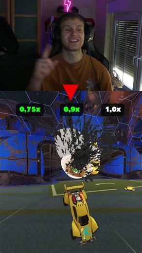Can I get a flip reset at every Rocket League speed? #rocketleague #flipreset