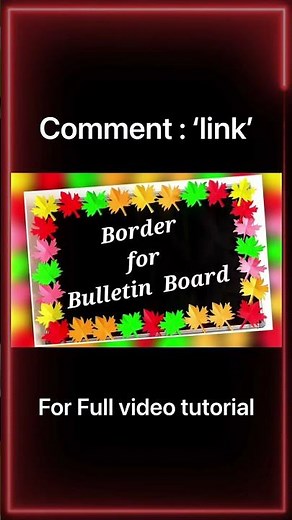 Soft Board Border Design Easy to Make | border ideas | bulletin board decoration | #borderdesignidea