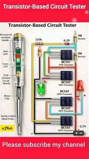 Transistor-Based Circuit Tester💻