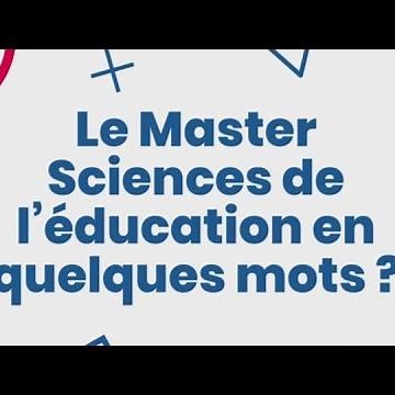 🗂️ Le master Sciences de l'éducation de l'Université catholique de l'Ouest