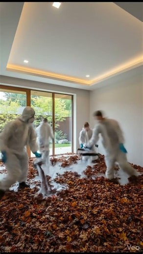 Autumn Leaves Epoxy Floor Transformation 🍁✨ | Most Satisfying Resin Pour | Before After