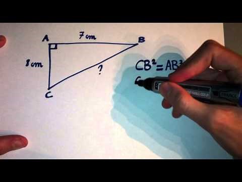 Utiliser le théorème de Pythagore - Formule de Pythagore